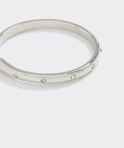 Cuff Bracelet with Rhinestones