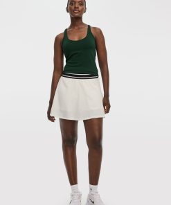 Skort with Striped Waistband - Hyba