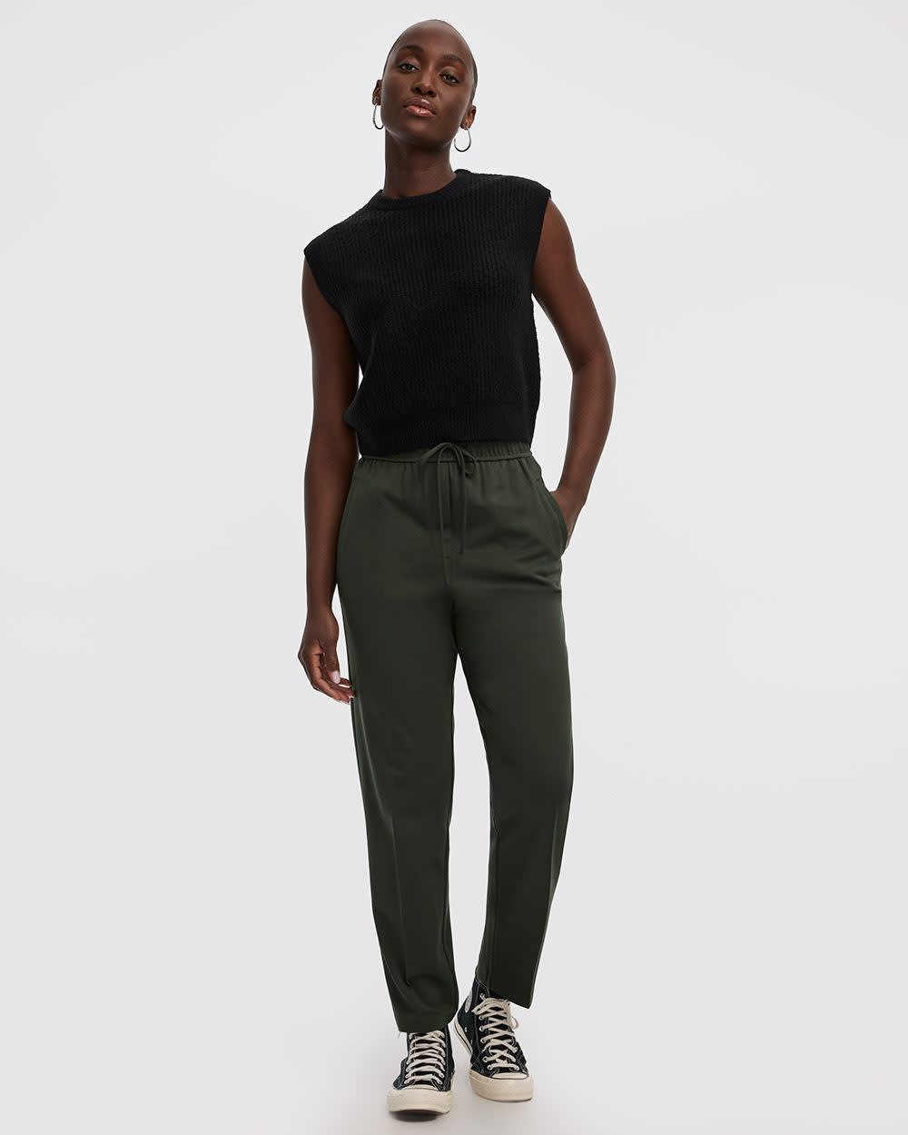 Tapered-Leg High-Rise Pants - The Modern Stretch (R) - Image 11