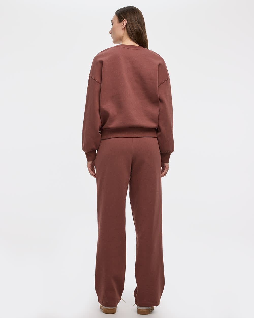 Fleece Embossed Sweatshirt - Hyba - Image 2