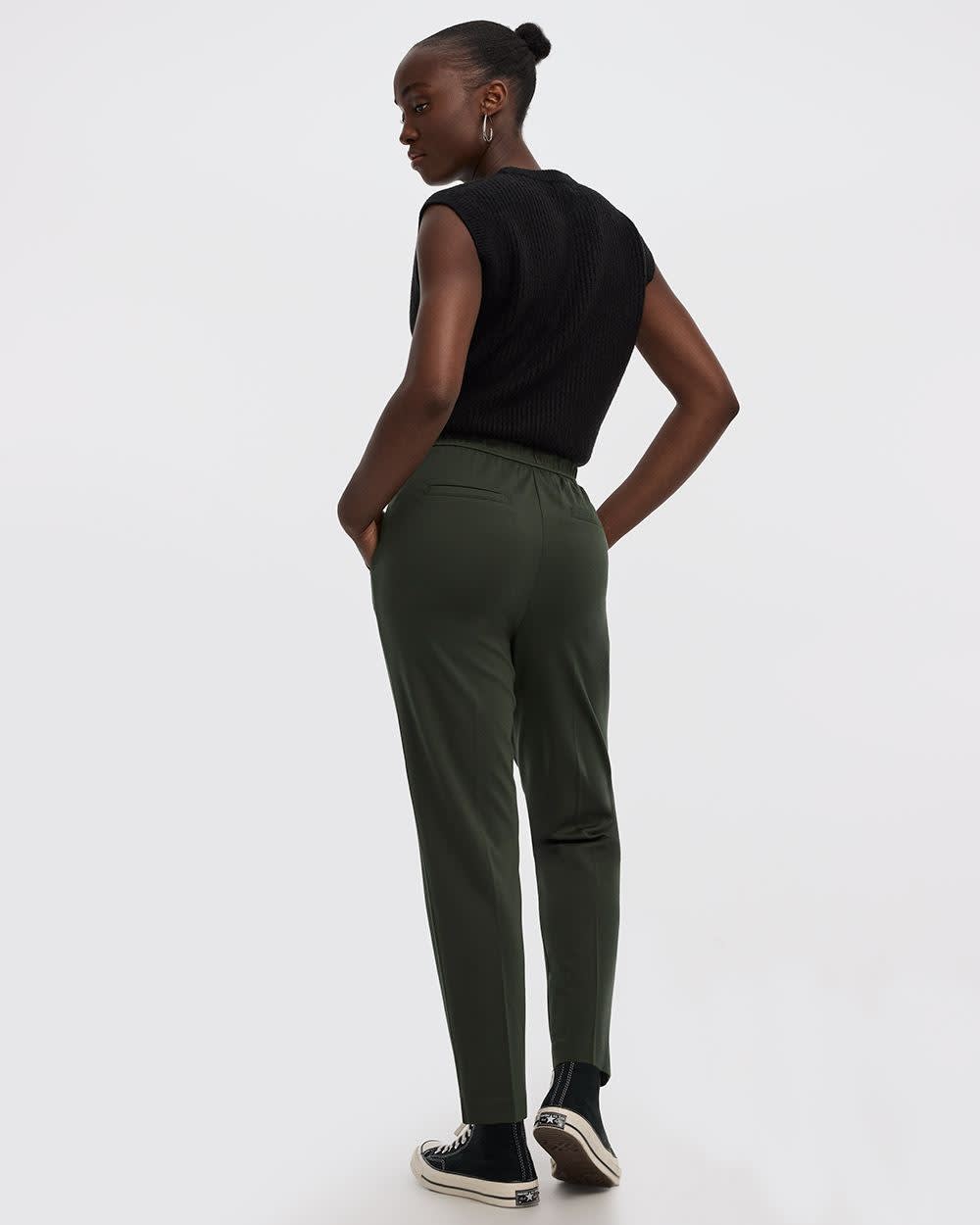 Tapered-Leg High-Rise Pants - The Modern Stretch (R) - Image 12