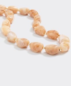 Short Necklace with Acrylic Beads