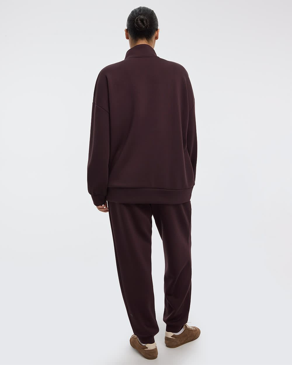 Half-Zip Mock-Neck Pullover - HYLUX Hyba - Image 14