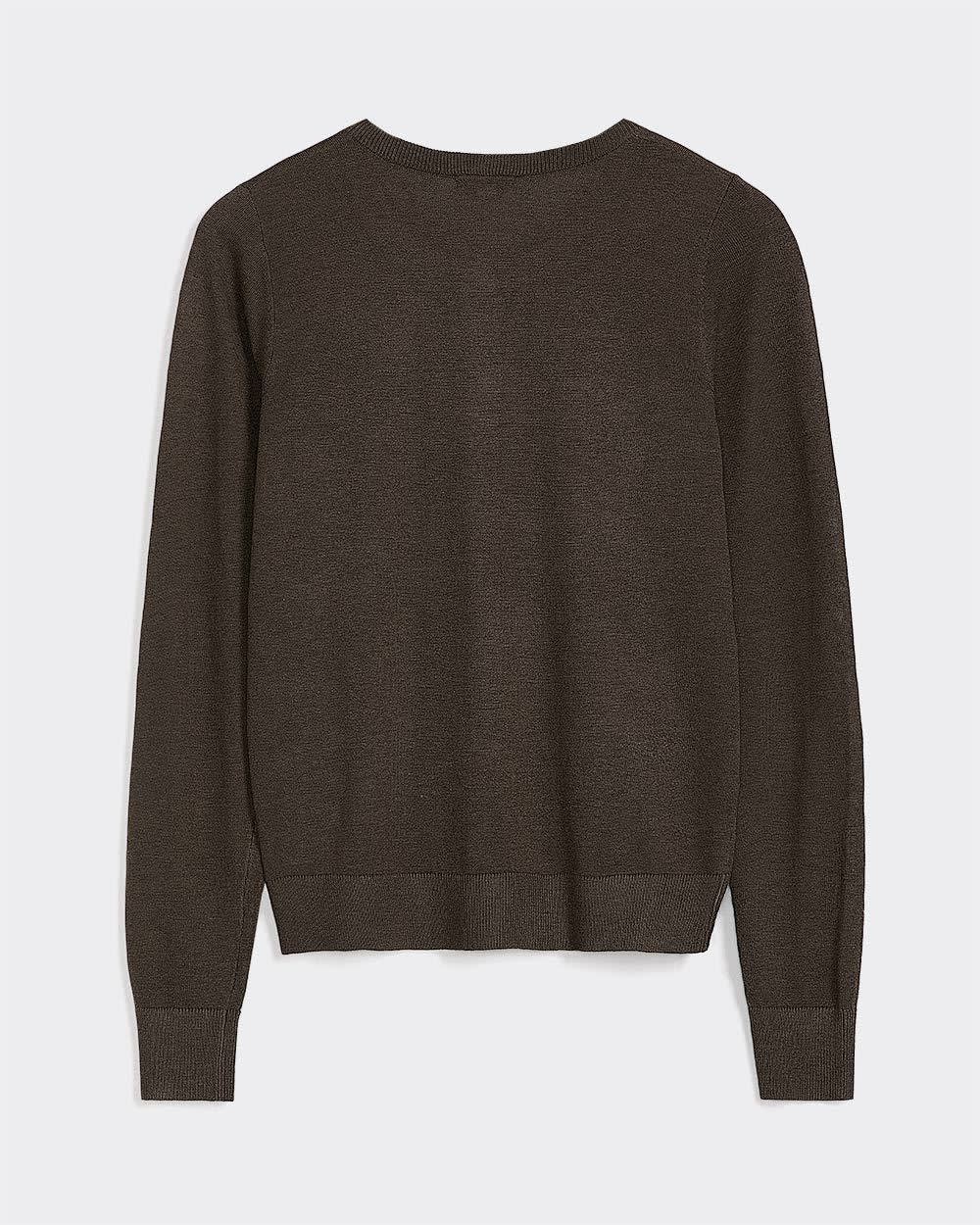 Crew-Neck Cardigan - R Essentials - Image 7