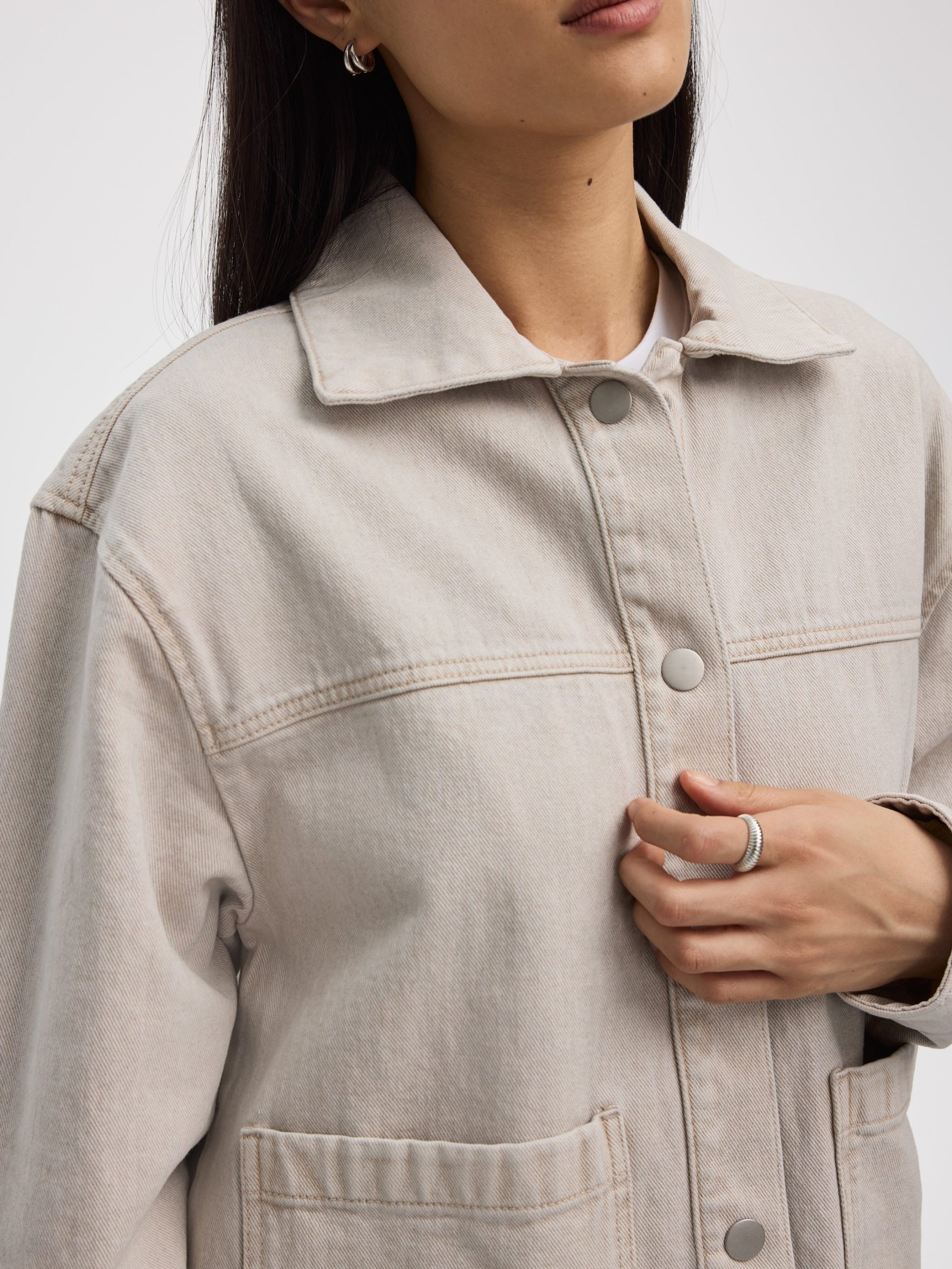 Denim Shacket - Image 3