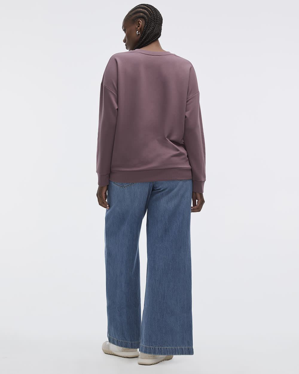 Long-Sleeve Crew-Neck Sweatshirt - R Essentials - Image 26