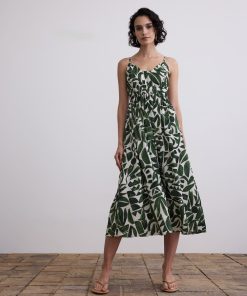 Sleeveless V-Neck Maxi Dress