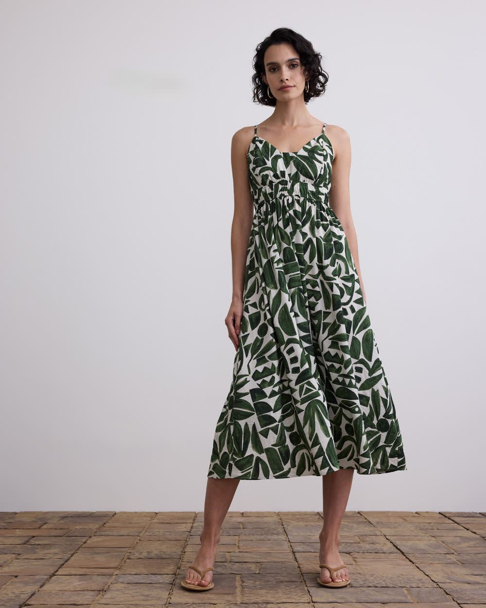 Sleeveless V-Neck Maxi Dress