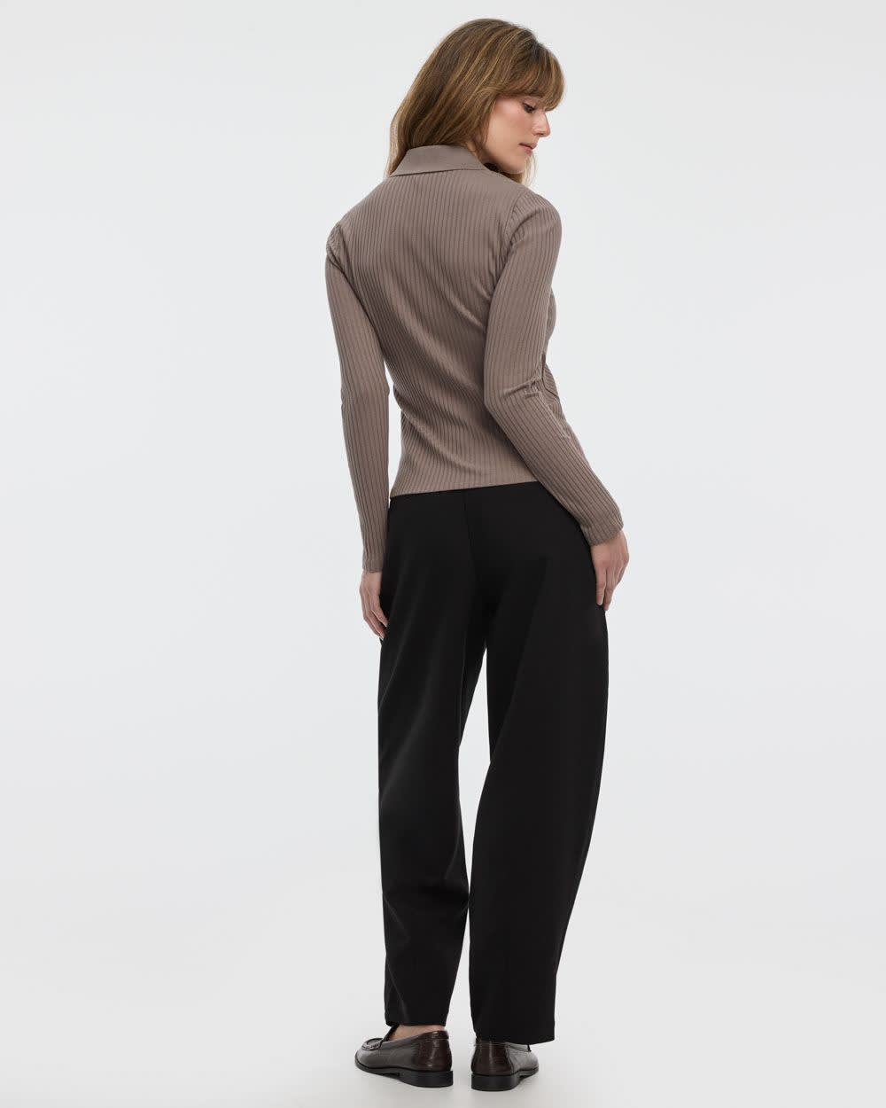Long-Sleeve Polo Sweater - Image 14