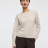 Cashmere-Blend Crew-Neck Pullover