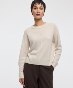 Cashmere-Blend Crew-Neck Pullover