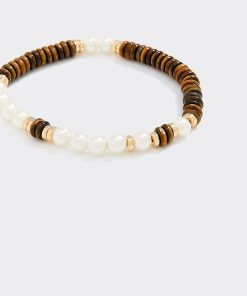 Bracelet with Pearls and Semi-Precious Stones