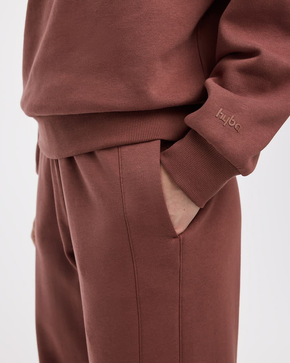 Fleece Embossed Sweatshirt - Hyba - Image 5