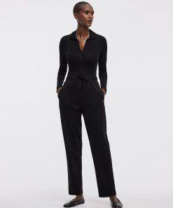 Tapered-Leg High-Rise Pants - The Modern Stretch (R)