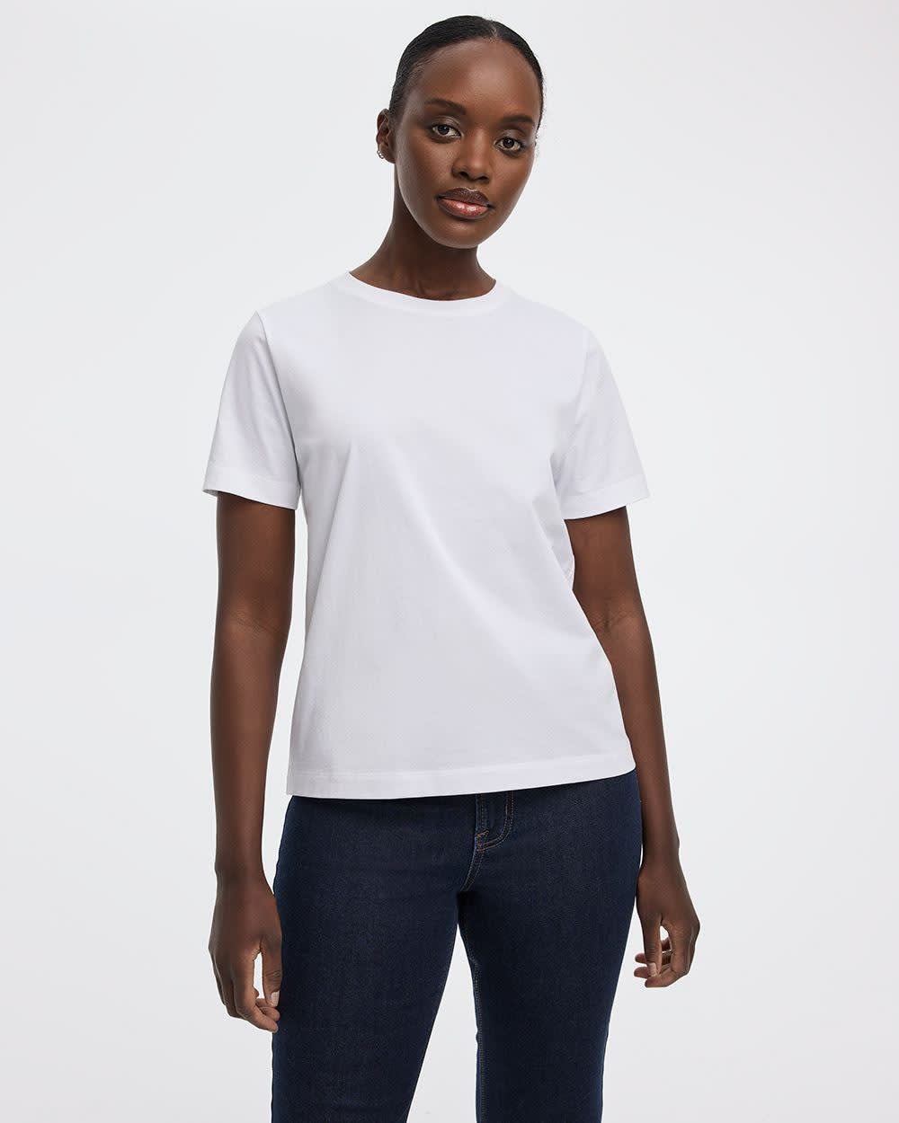 Boyfriend Crew-Neck T-Shirt - R Essentials - Image 5