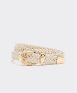 Braided Faux Leather Belt