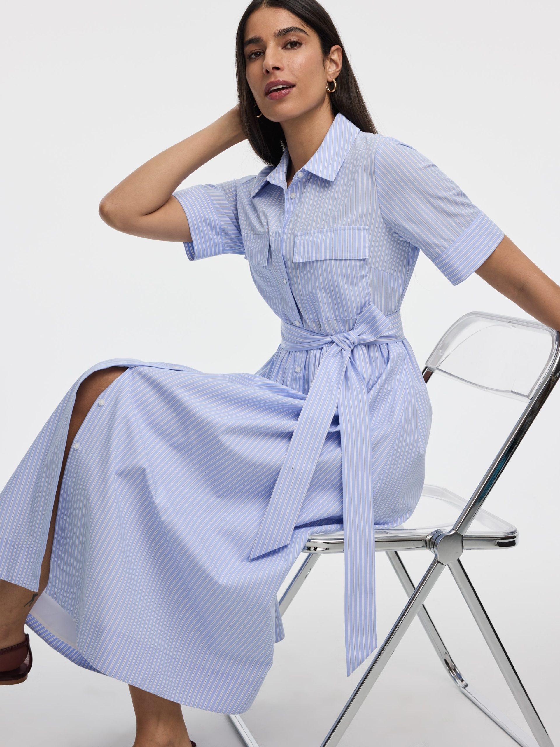 Midi Shirt Dress - Image 6