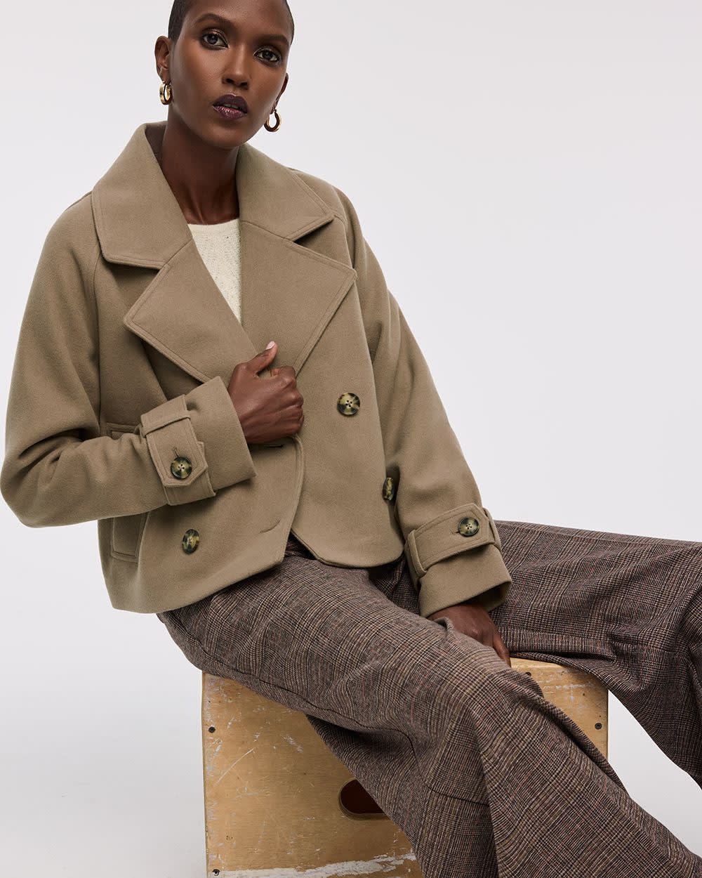 Short Trench Coat - Image 8