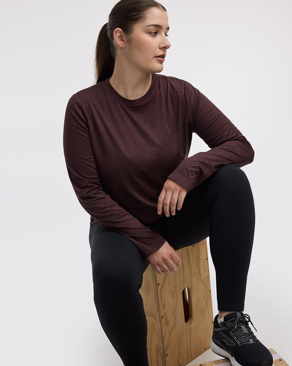 Long-Sleeve Crew-Neck T-Shirt - DRY-LUX (R) Hyba Essentials - Image 24