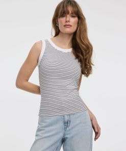 Striped Crew-Neck Tank - R Essentials