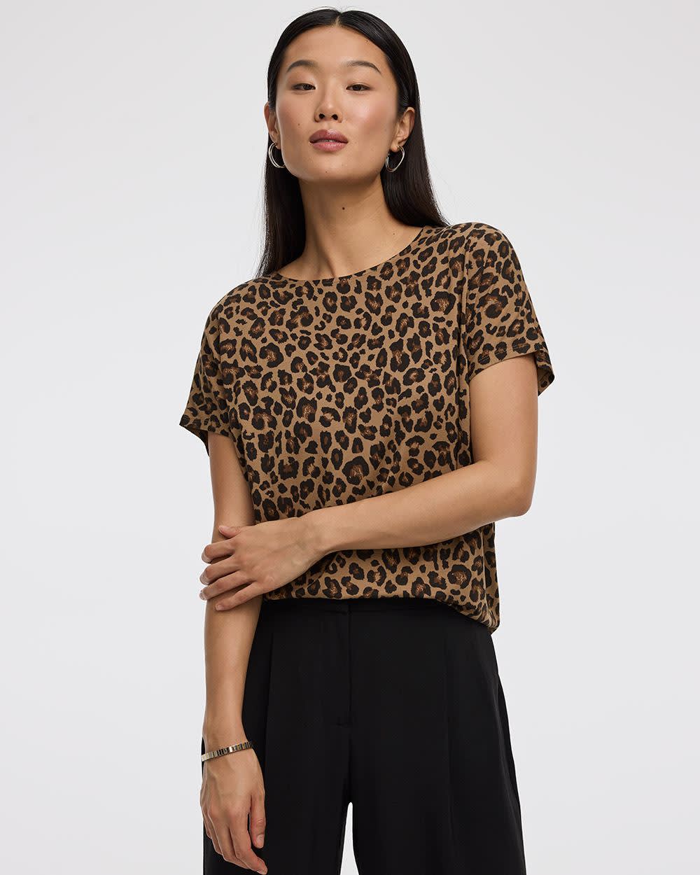 Short-Dolman-Sleeve Boat-Neck T-Shirt - Image 9