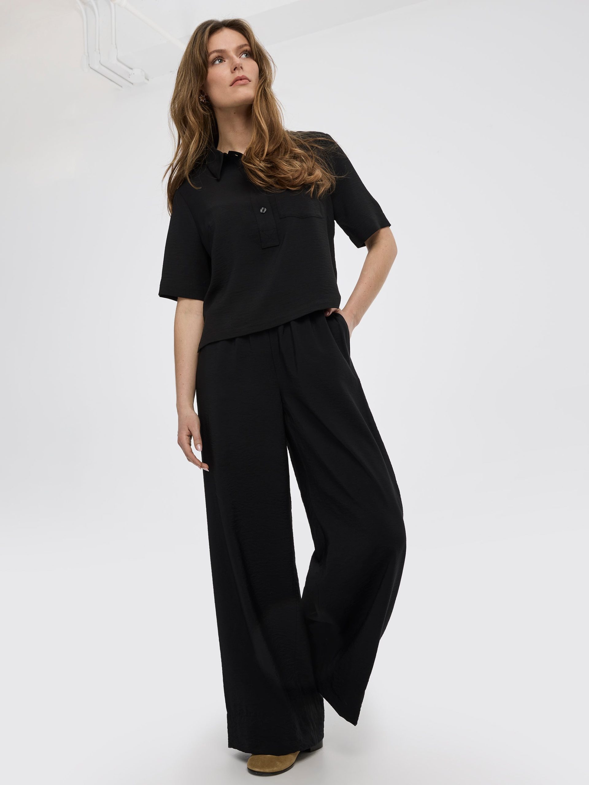 Wide-Leg High-Rise Pull-On Pant - Image 5