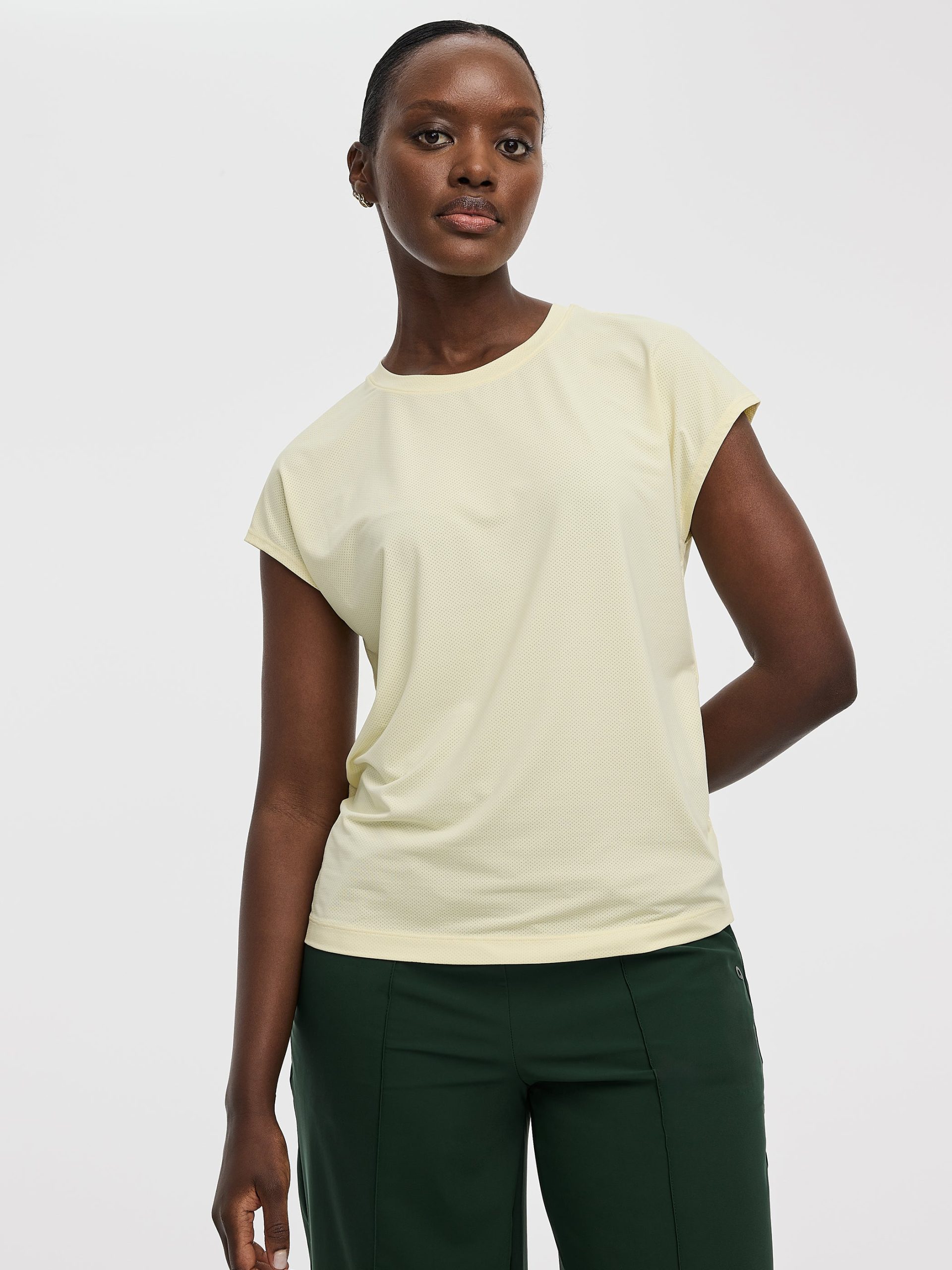 Extended-Sleeve Mesh Tee - Image 5