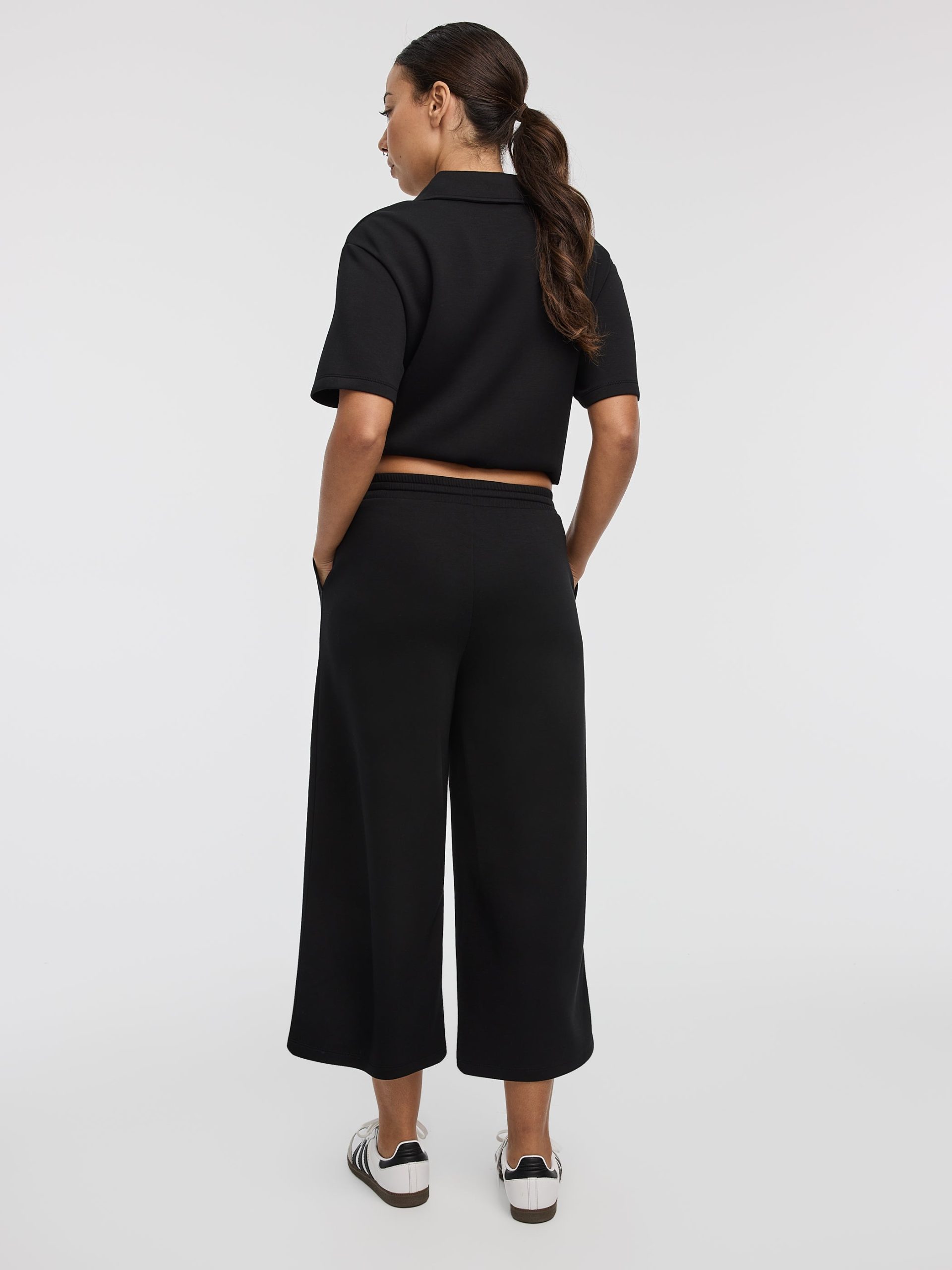 Cropped Wide-Leg Pants - HYLUX Hyba - Image 4