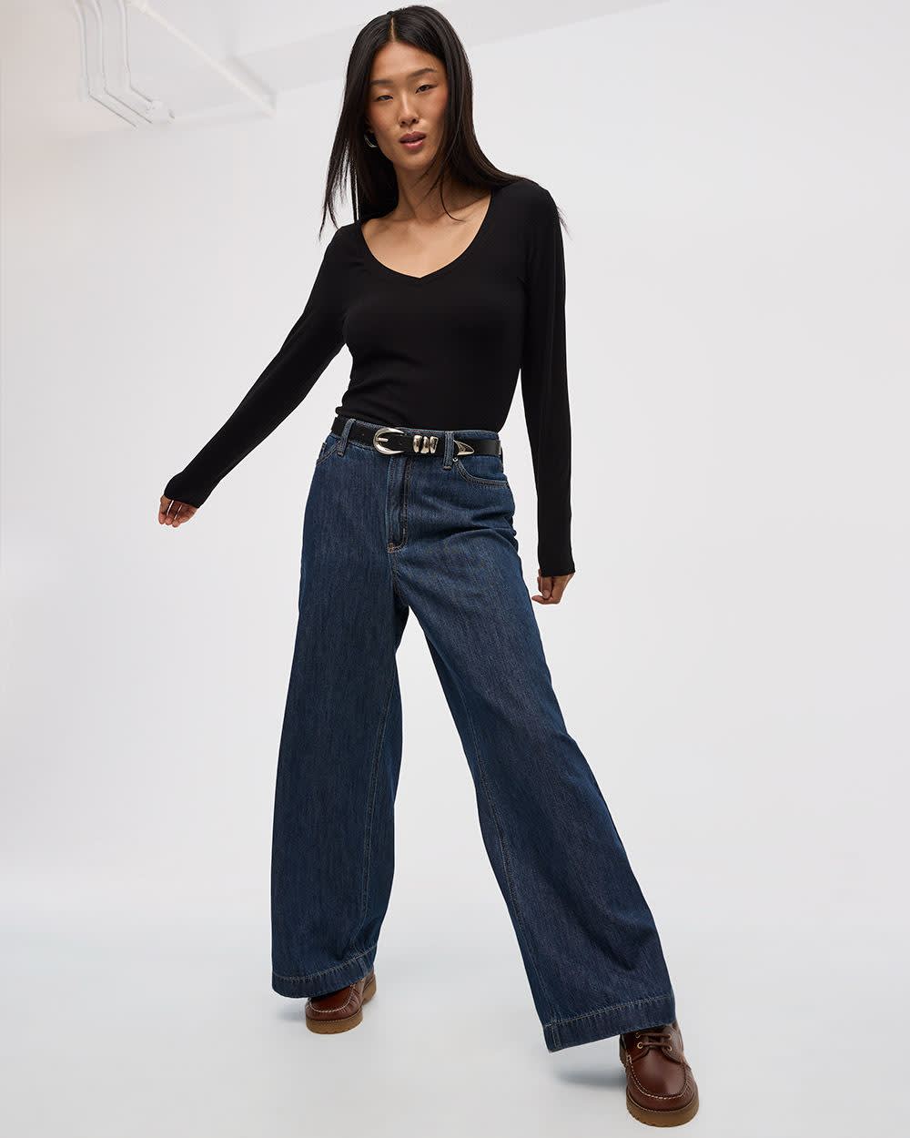 Wide-Leg High-Rise Jean - Image 24