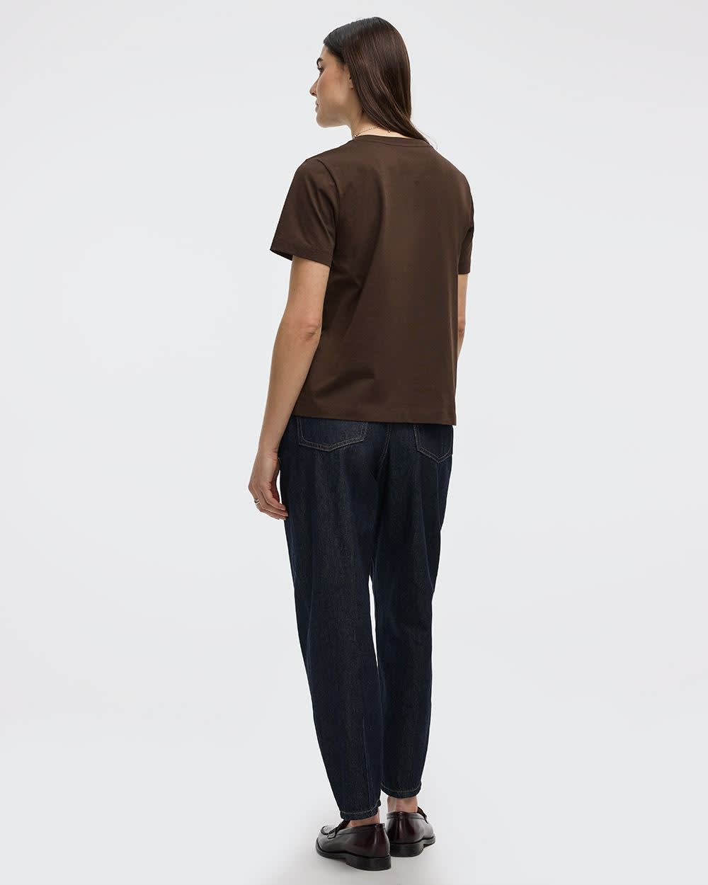 Boyfriend Crew-Neck T-Shirt - R Essentials - Image 10
