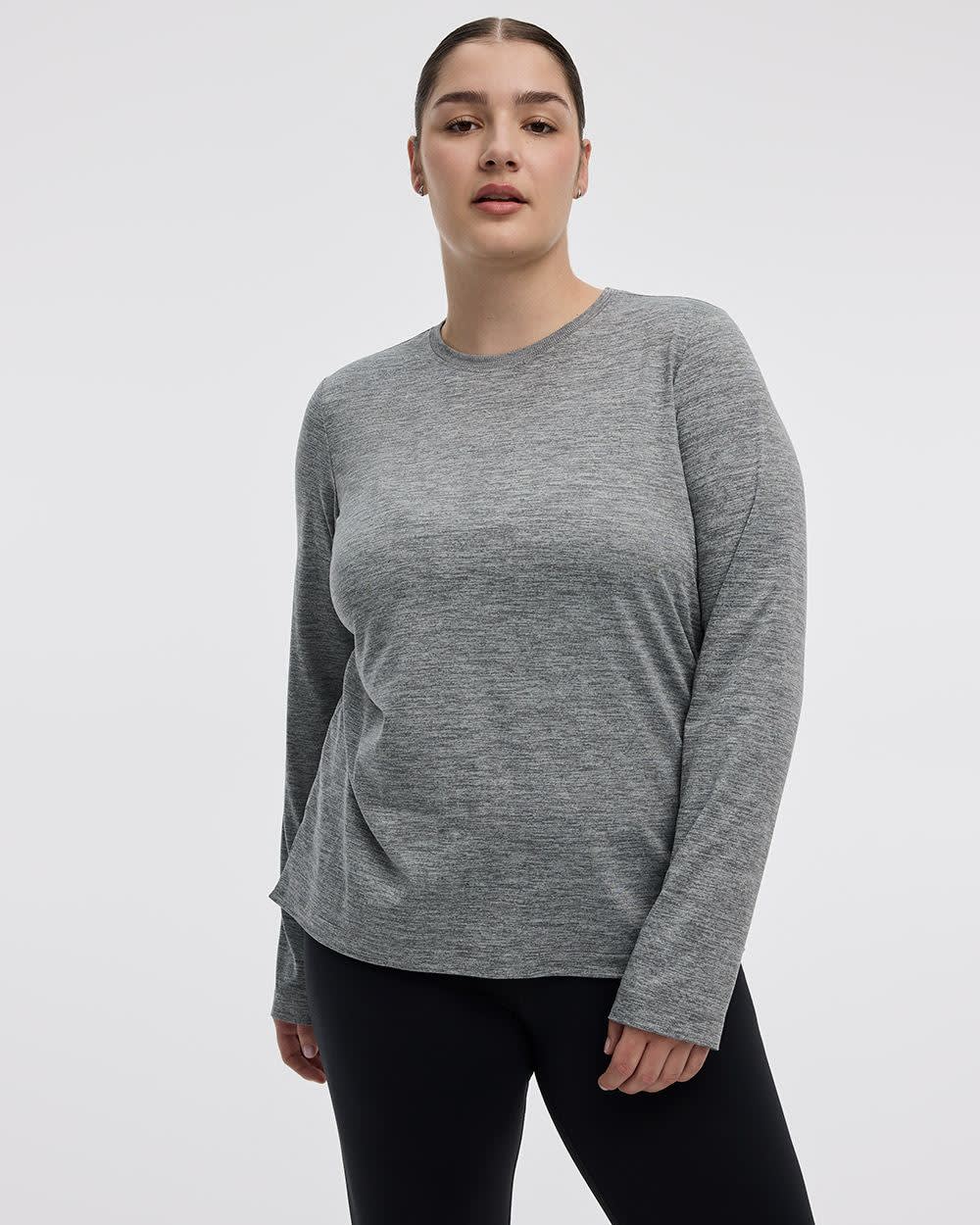Long-Sleeve Crew-Neck T-Shirt - DRY-LUX (R) Hyba Essentials - Image 30