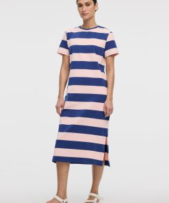 Striped T-Shirt Dress - Hyba