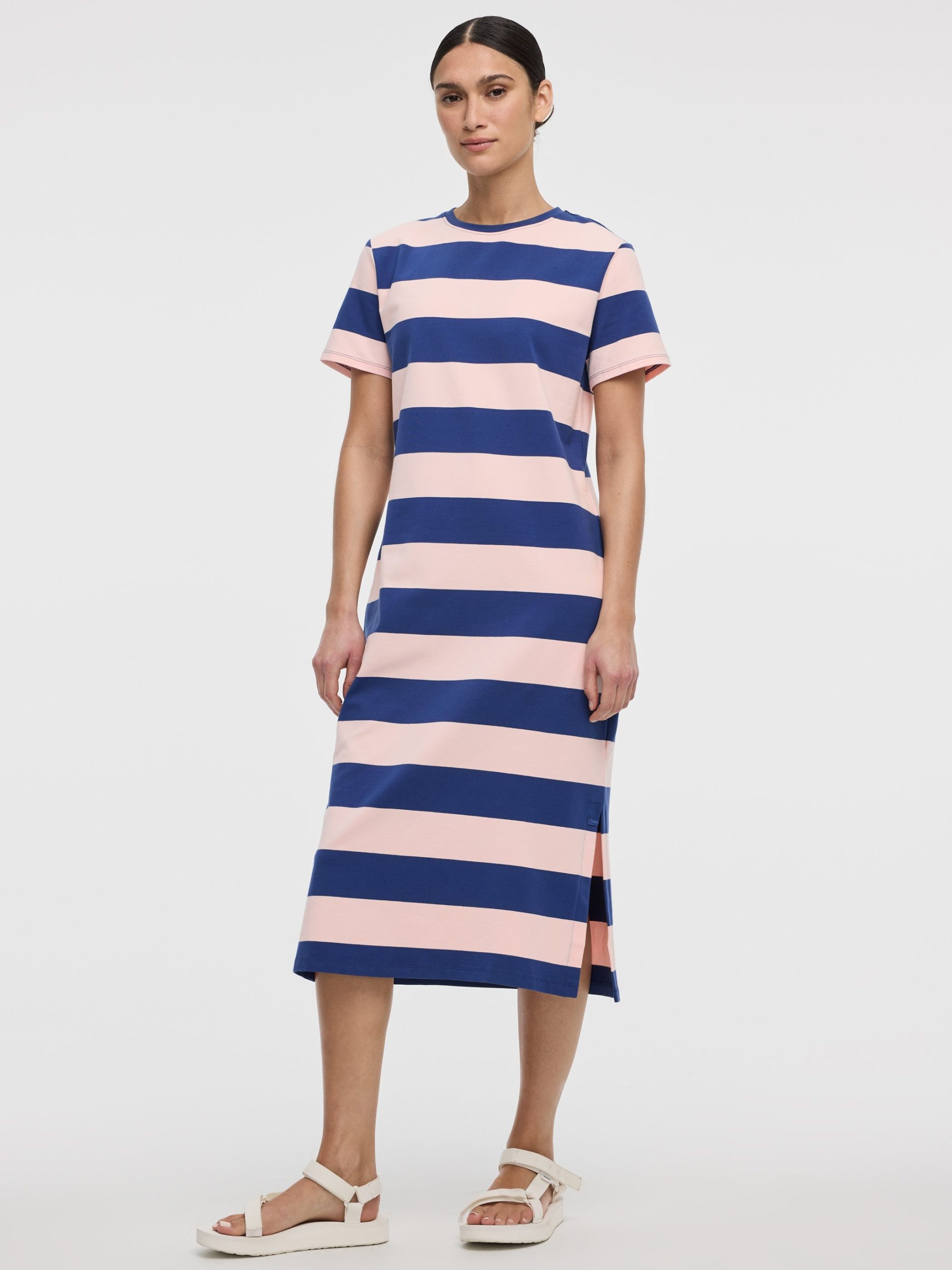 Striped T-Shirt Dress - Hyba