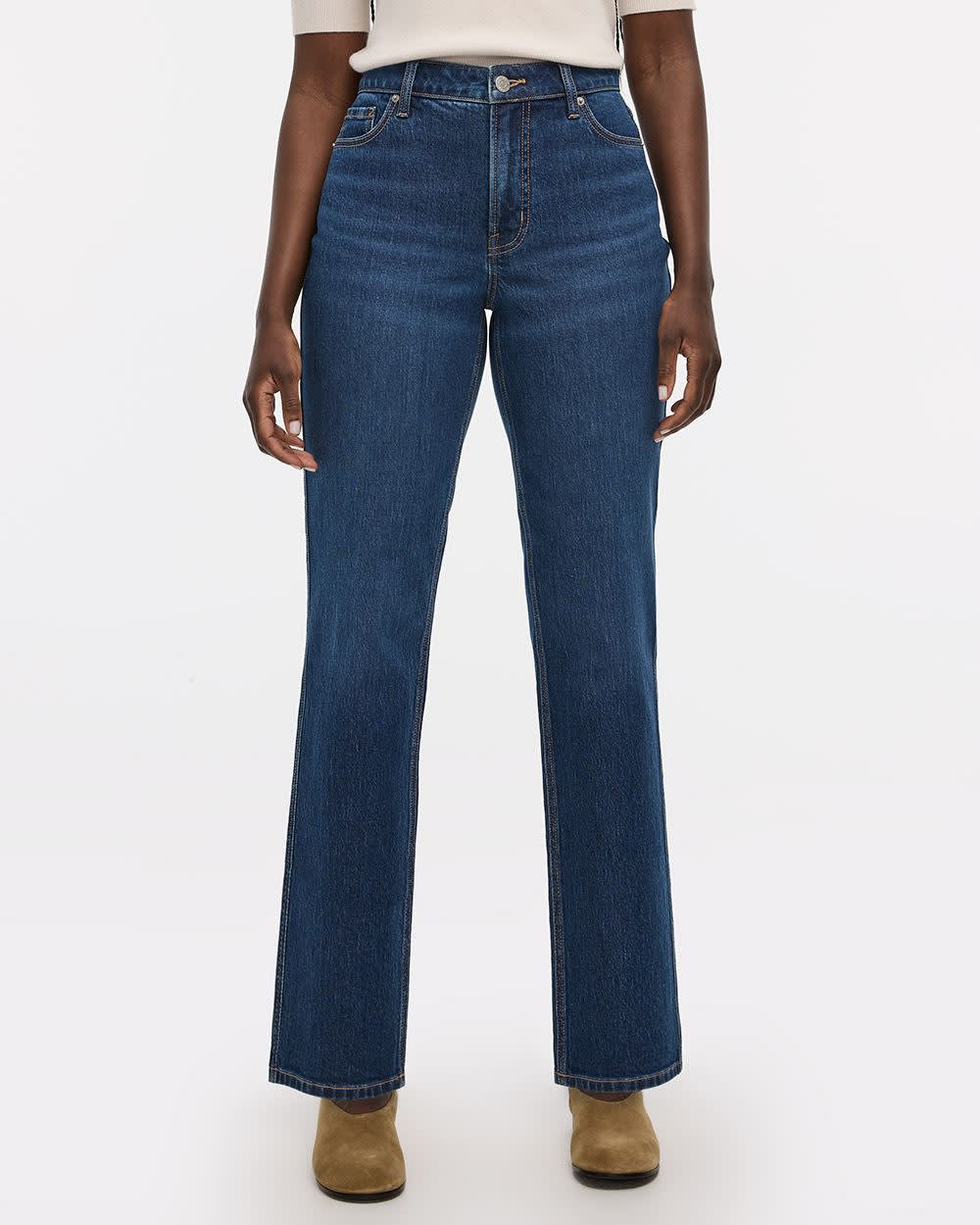 Straight-Leg Mid-Rise Jean - The Classic - Curvy Fit - Image 9