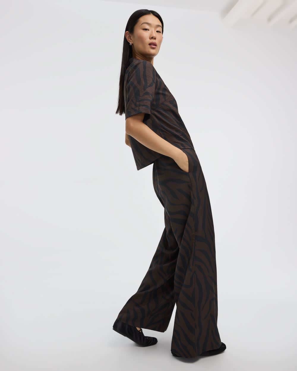 Wide-Leg High-Rise Pull-On Pant - Image 9