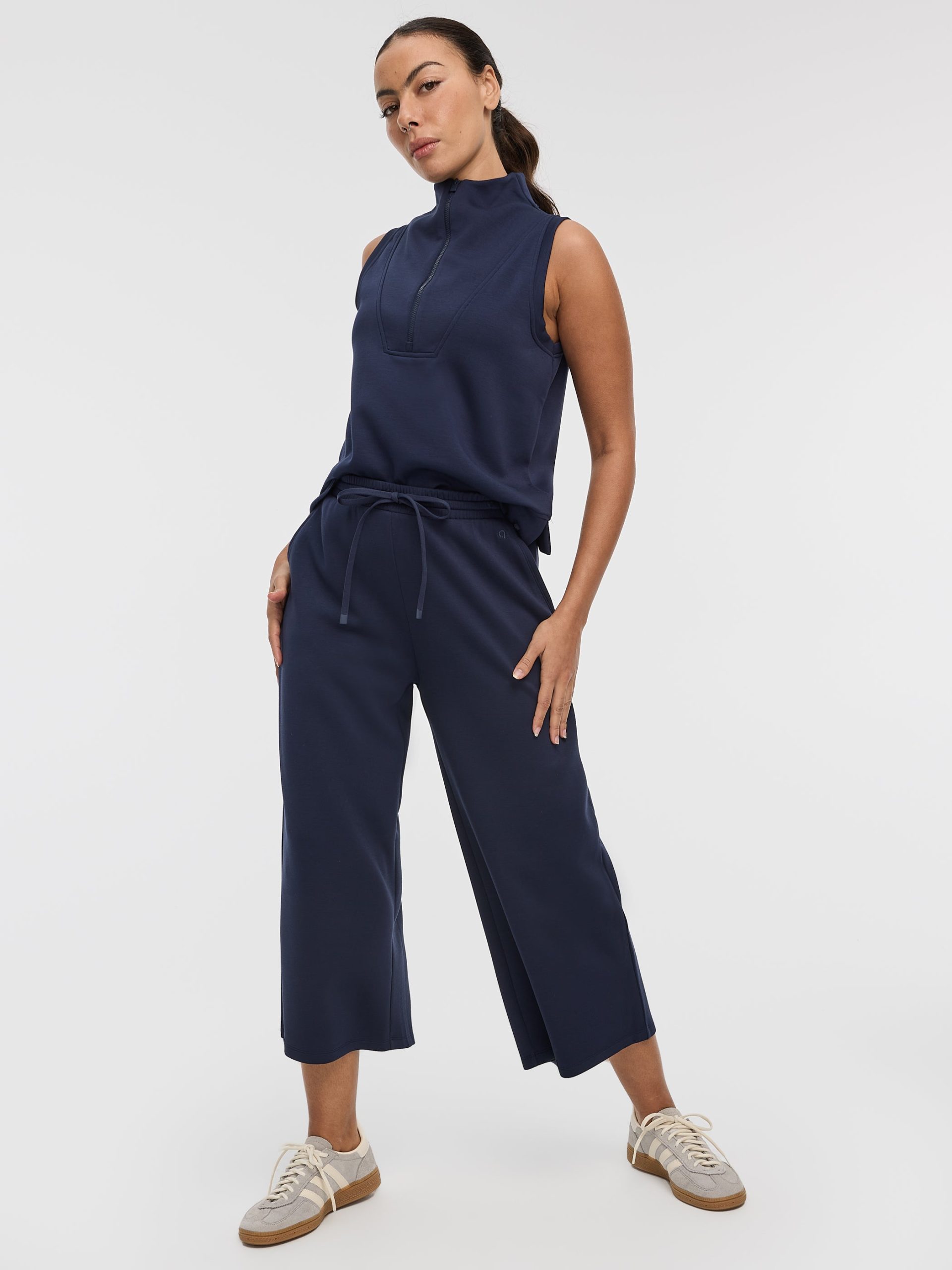 Cropped Wide-Leg Pants - HYLUX Hyba - Image 18