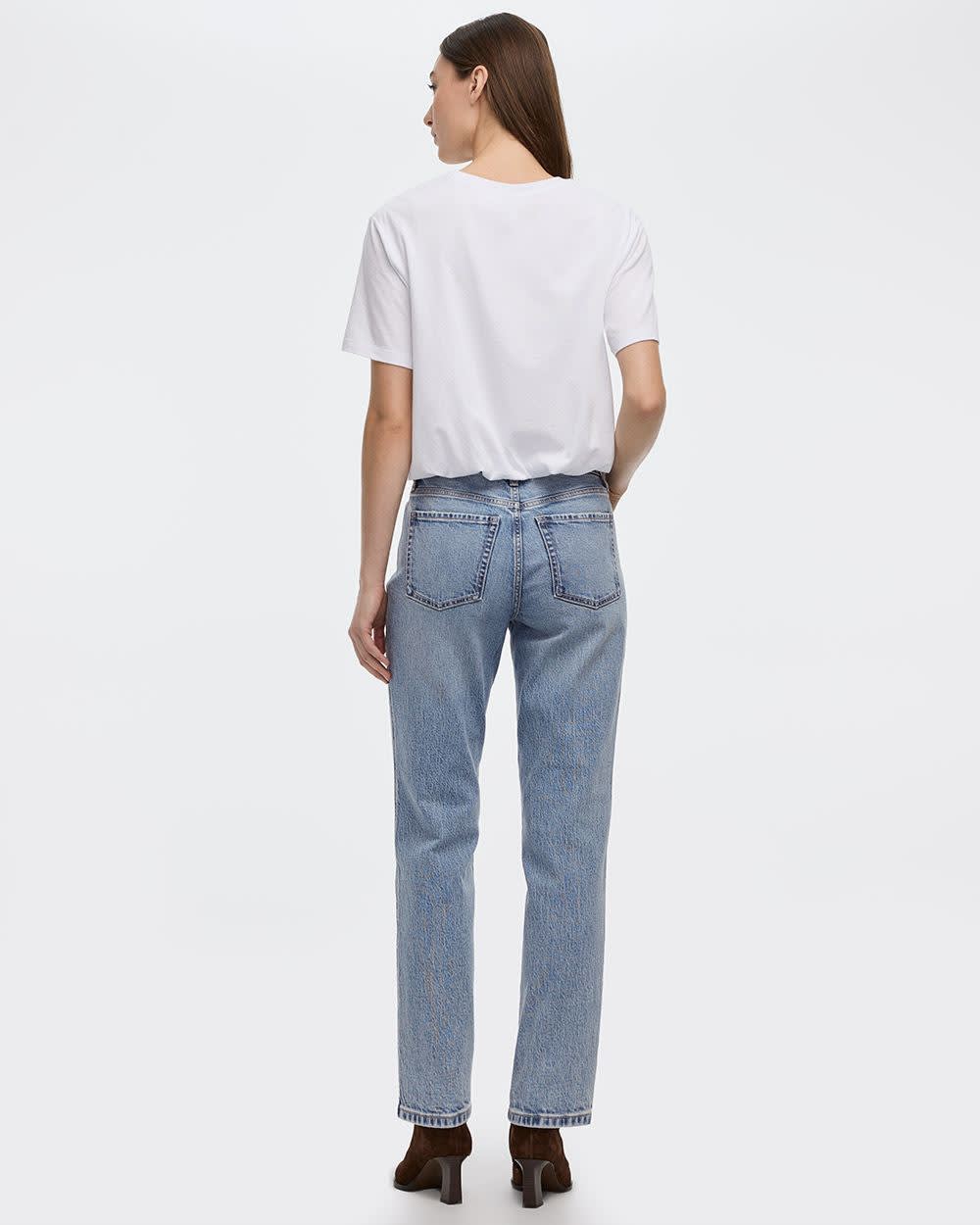 Crew-Neck Tee with Bubble Hem - Image 6