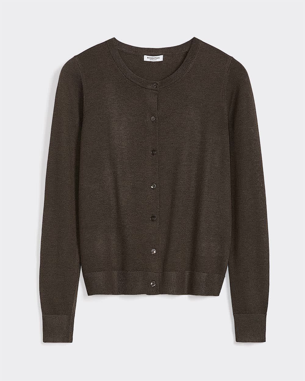 Crew-Neck Cardigan - R Essentials - Image 6