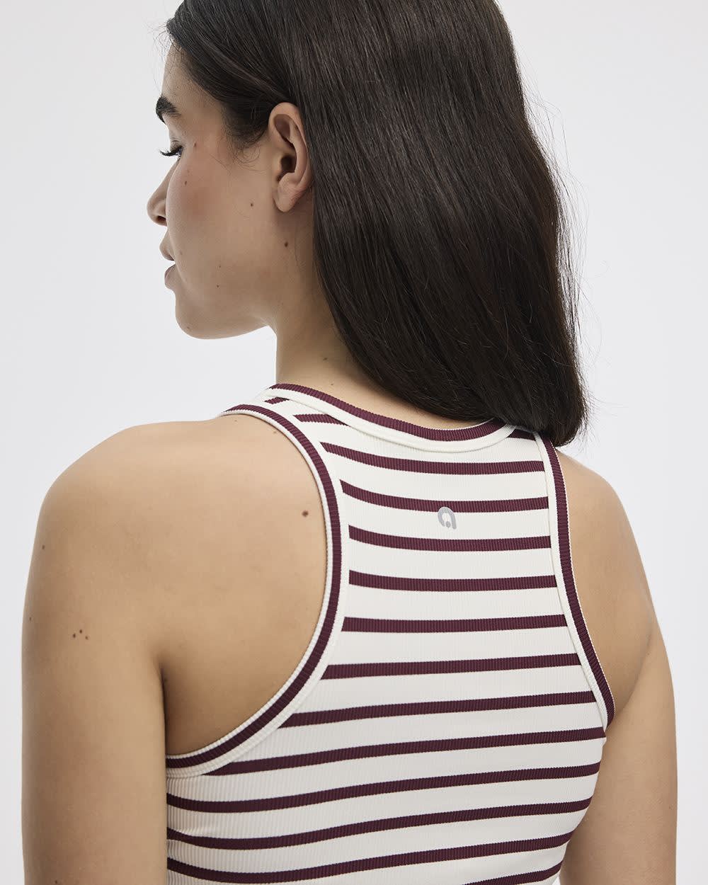 Ribbed Fitted Tank wtih Stripes - Hyba - Image 8