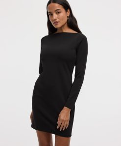 Long-Sleeve Bodycon Mini Dress