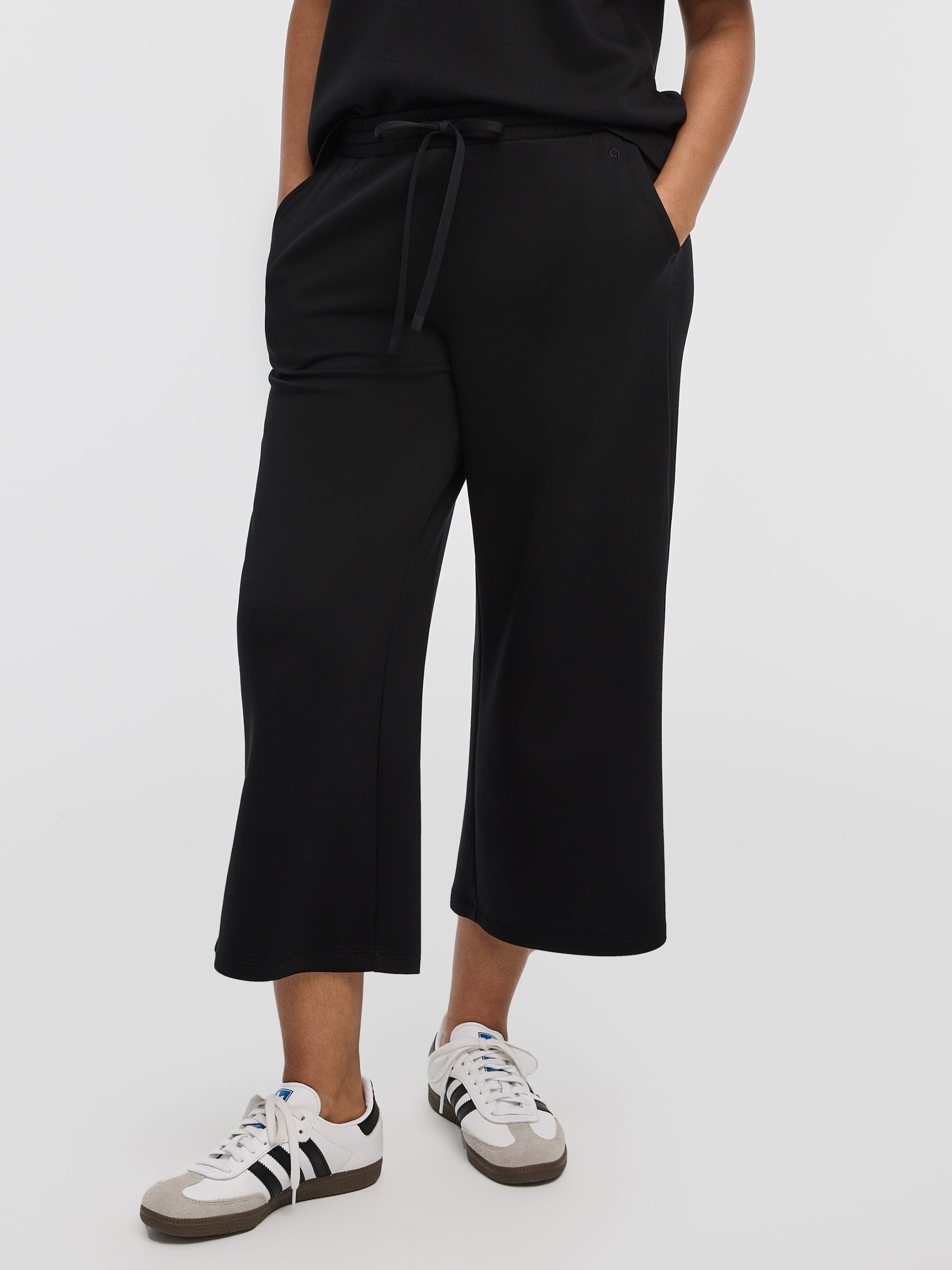 Cropped Wide-Leg Pants - HYLUX Hyba - Image 2