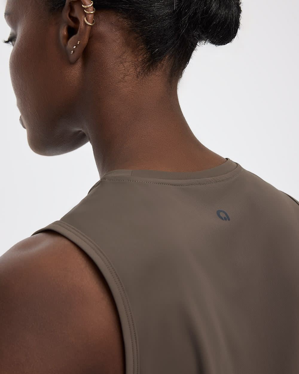 Sleeveless Crew-Neck Dress - Hyba - Image 12