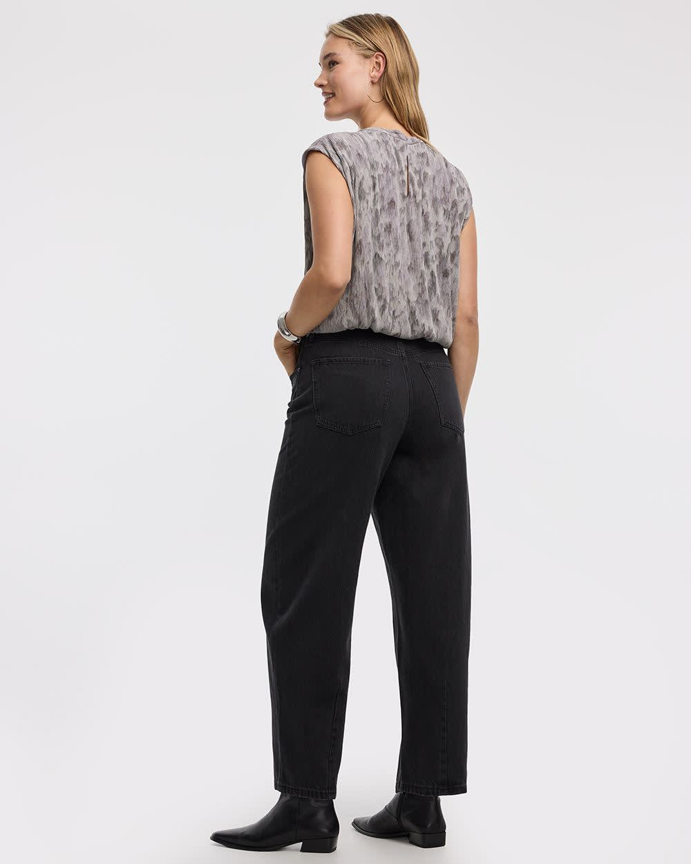 Crew-Neck Plissé-Knit Tank - Image 6
