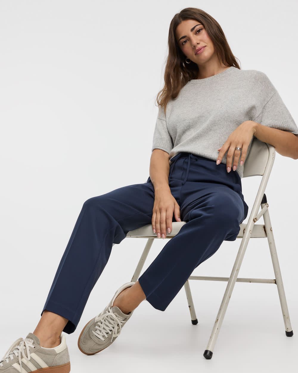 Tapered-Leg High-Rise Pants - The Modern Stretch (R) - Image 9