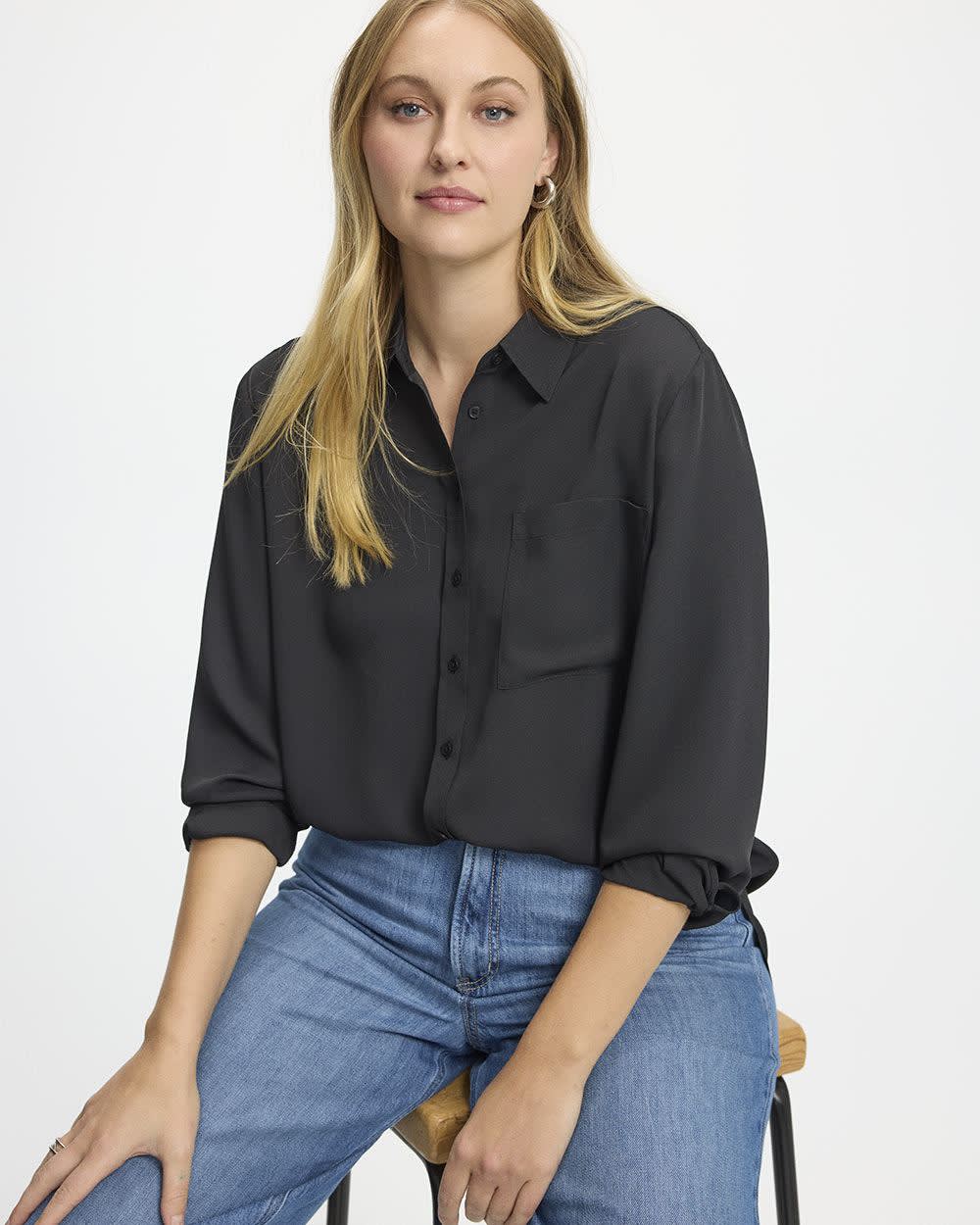 Long-Sleeve Blouse - R Essentials - Image 28