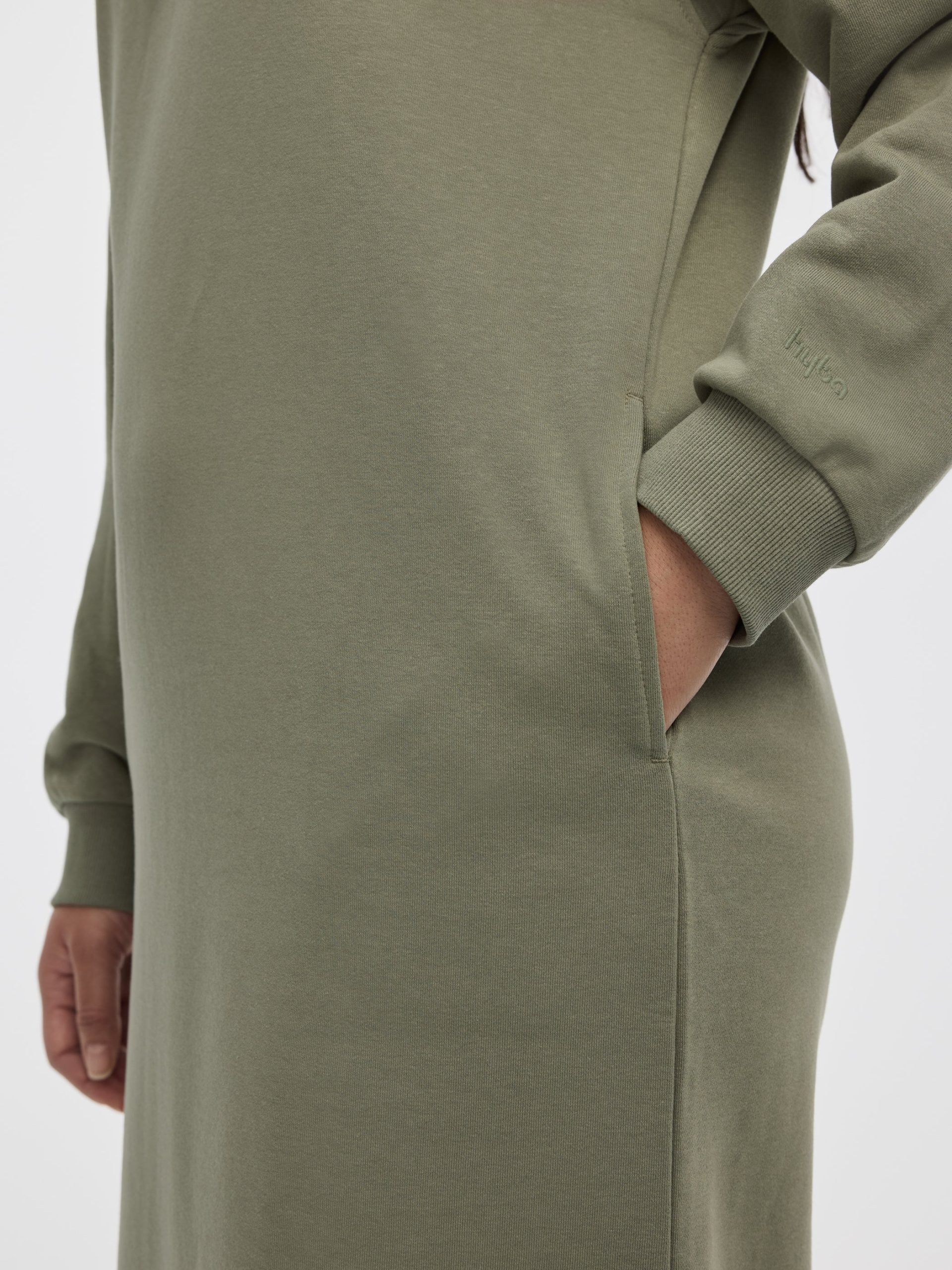 Long-Sleeve Hooded Dress - Hyba - Image 4