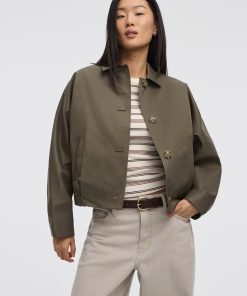 Short Bubble Hem Jacket