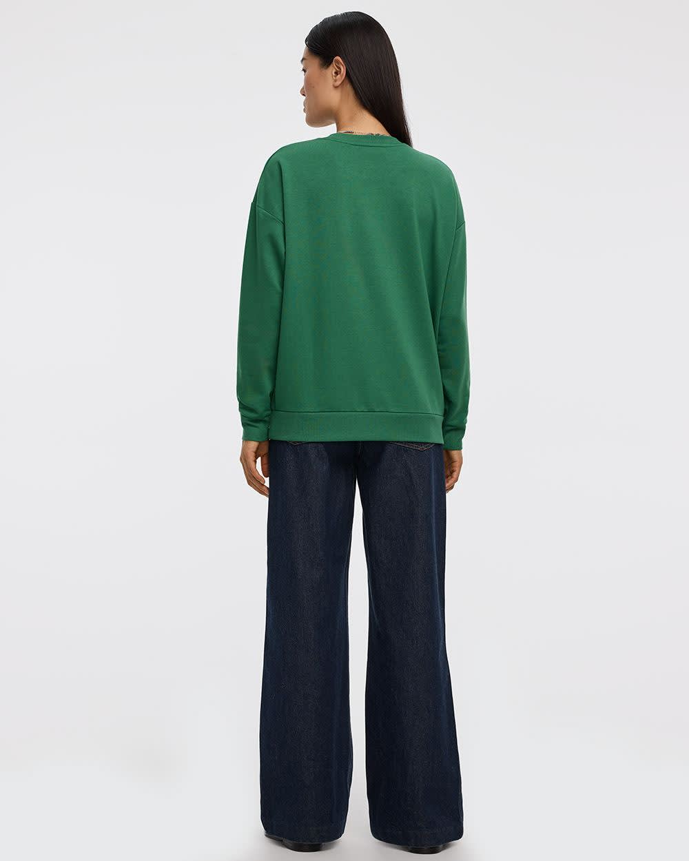 Long-Sleeve Crew-Neck Sweatshirt - R Essentials - Image 22